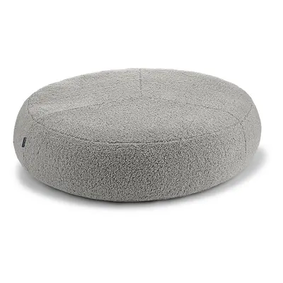 Šedý pelíšek pro psa z materiálu bouclé ø 70 cm Senso Pouffe Pebble S/M – MiaCara