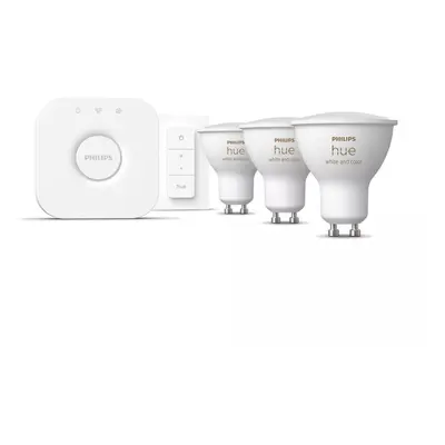 Smart startovací balíček 5 ks GU10, 6 W White and color ambiance – Philips Hue