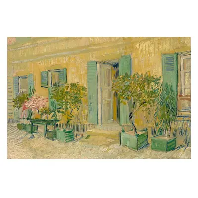 Obraz - reprodukce 90x60 cm Exterior of a Restaurant in Asnières, Vincent van Gogh – Fedkolor