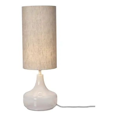 Krémová stolní lampa s textilním stínidlem (výška 75 cm) Reykjavik – it's about RoMi