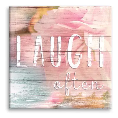 Obraz Styler Canvas Dreams Laugh, 32 x 32 cm