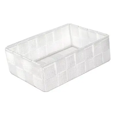 Bílý koupelnový organizér Compactor Stan, 12 x 18 cm