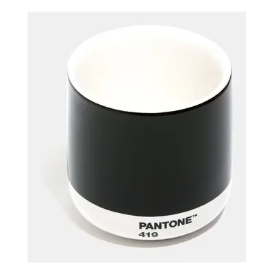 Černý keramický hrnek 175 ml Cortado Black 419 – Pantone