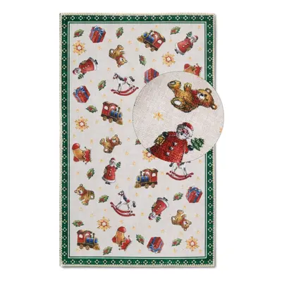 Zelený koberec s vánočním motivem 50x80 cm Green Christmas – Villeroy&Boch