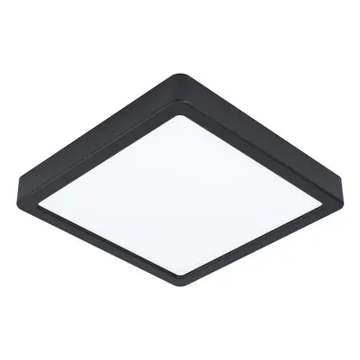 Černé LED stropní svítidlo 21x21 cm FUEVA 5 – EGLO