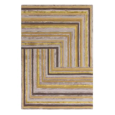 Okrově žlutý vlněný koberec 120x170 cm Network Gold – Asiatic Carpets