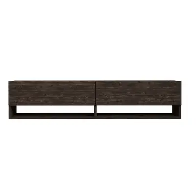 Antracitový TV stolek 141x31x30 cm Arges – Kalune Design