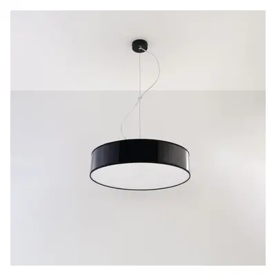 Černé závěsné svítidlo ø 45 cm Atis – Nice Lamps