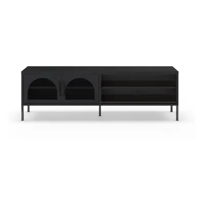 Černý TV stolek 160x50 cm Diora – Marckeric