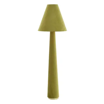 Zelená stojací lampa s textilním stínidlem (výška 168 cm) Devia – Light & Living