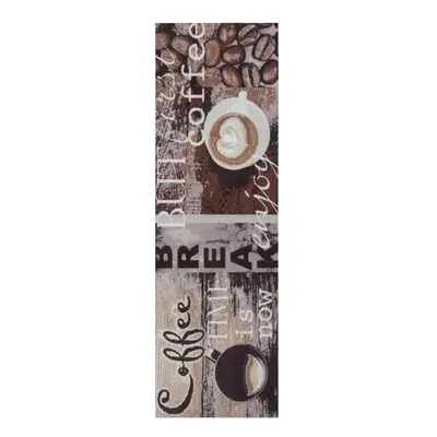 Hnědý koberec běhoun 50x150 cm Enjoy Coffee Break – Hanse Home