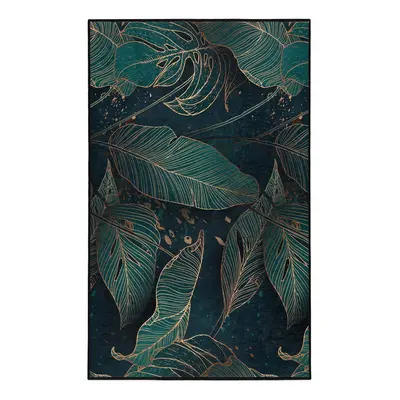 Pratelný koberec v petrolejové barvě 120x180 cm Midnight Jungle – Mila Home