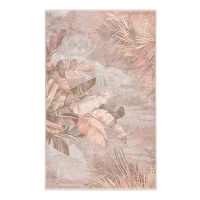 Béžový pratelný koberec 160x230 cm Dusty Leaves – Mila Home