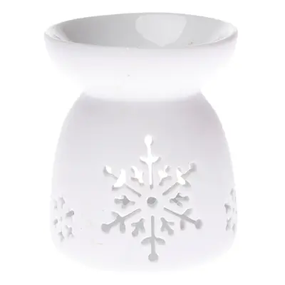 Bílá porcelánová aromalampa Dakls, výška 9 cm