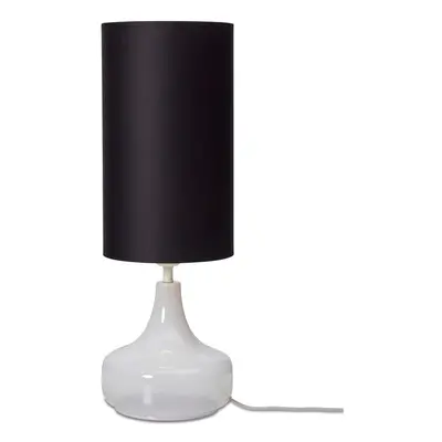 Černá stolní lampa s textilním stínidlem (výška 75 cm) Reykjavik – it's about RoMi