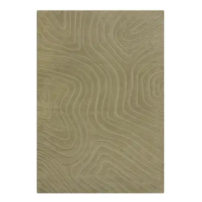 Khaki ručně tkaný vlněný koberec 160x230 cm Mesmerise Sage – Flair Rugs