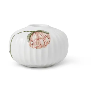 Bílý porcelánový svícen Kähler Design Poppy, ø 7,5 cm