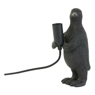 Matně černá stolní lampa (výška 24 cm) Penguin – Light & Living