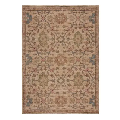 Ručně tkaný koberec s příměsí juty v přírodní barvě 80x150 cm Celine Jute Global – Flair Rugs