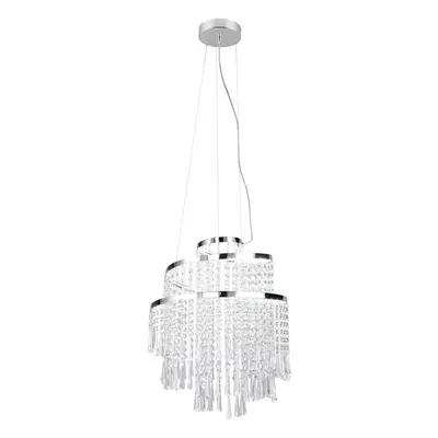 LED závěsné svítidlo ve stříbrné barvě ø 38 cm Pomp – Trio