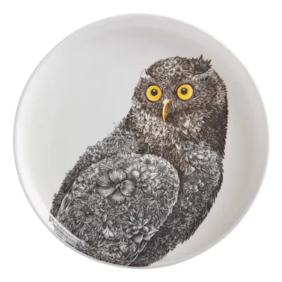 Bílý porcelánový talíř Maxwell & Williams Marini Ferlazzo Owl, ø 20 cm