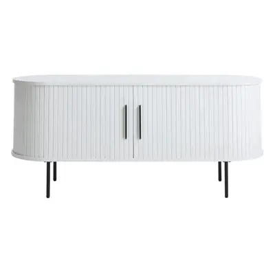 Bílý TV stolek 120x56x40 cm Nola – Unique Furniture