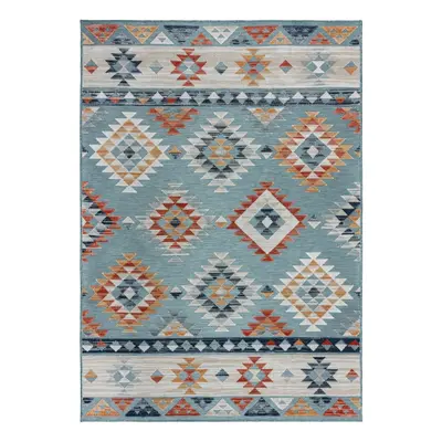 Modrý vnitřní a venkovní koberec 200x290 cm Avery Blue – Flair Rugs