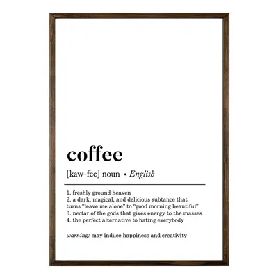 Obraz 50x70 cm Coffee – Wallity