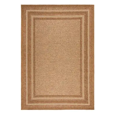 Vnitřní a venkovní koberec v přírodní barvě 120x170 cm Layla Border – Flair Rugs