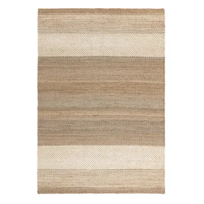 Bílo-béžový oboustranný ručně tkaný jutový koberec 160x230 cm Cedar – Asiatic Carpets