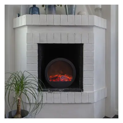 Světelná LED dekorace s imitací plamene Star Trading Fireplace, šířka 36 cm