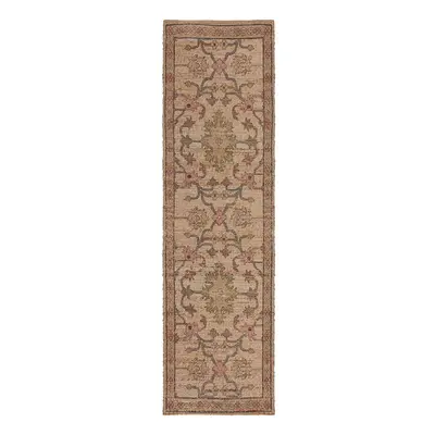 Ručně tkaný běhoun s příměsí juty v přírodní barvě 60x230 cm Celine Jute Global – Flair Rugs