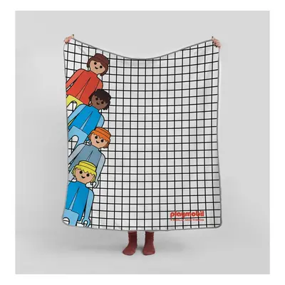 Dětská deka z mikrovlákna 130x130 cm Checkerboard – Playmobil