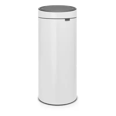 Bílý dotykový ocelový odpadkový koš 30 l Touch Bin – Brabantia