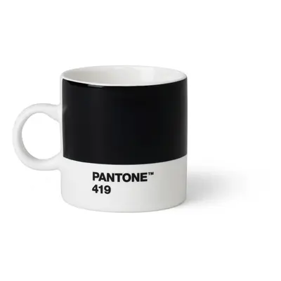 Černý keramický hrnek na espresso 120 ml Espresso Black 419 – Pantone