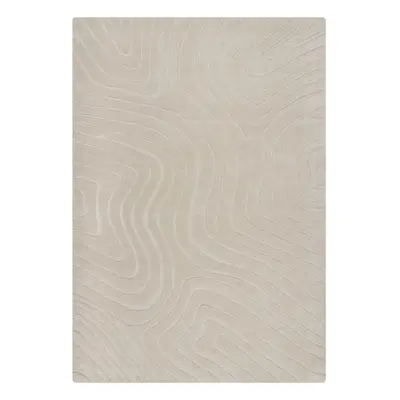 Krémový ručně tkaný vlněný koberec 200x290 cm Mesmerise Natural – Flair Rugs