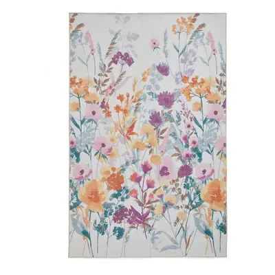 Žlutý pratelný běhoun 61x170 cm Country Floral – Catherine Lansfield