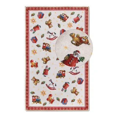 Červený koberec s vánočním motivem 50x80 cm Red Christmas – Villeroy&Boch