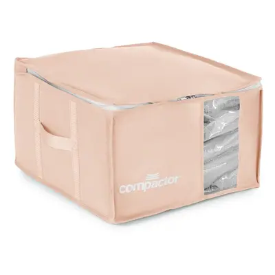 Vakuový plastový úložný box na oblečení 42x40x25 cm Pink Edition – Compactor