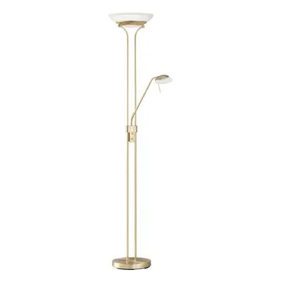 LED stmívatelná stojací lampa ve zlaté barvě (výška 182 cm) Pool – Fischer & Honsel