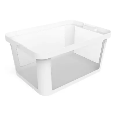 Bílý plastový úložný box 55,5x39x26,5 cm Albris – Rotho