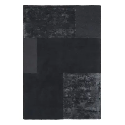 Antracitový koberec Asiatic Carpets Tate Tonal Textures, 160 x 230 cm