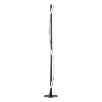 Černá LED stmívatelná stojací lampa (výška 144,5 cm) Bridge – Fischer & Honsel