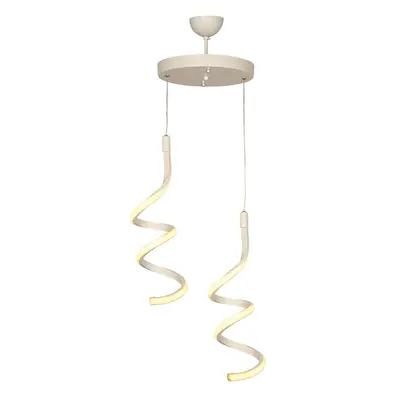 Bílé kovové LED závěsné svítidlo ø 25 cm Hilton – Squid Lighting