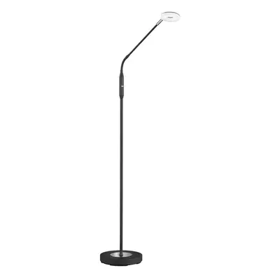 Černá LED stmívatelná stojací lampa (výška 150 cm) Dent – Fischer & Honsel