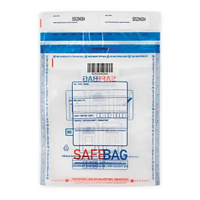 100 x Bezpečnostní obálky 200x260mm, bílé | SAFEBAG