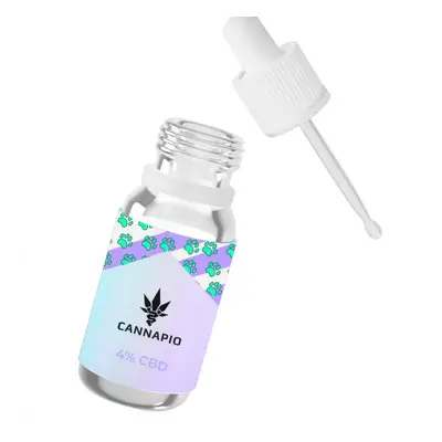 CBD olej pro zvířata 4%, 10ml Cannapio