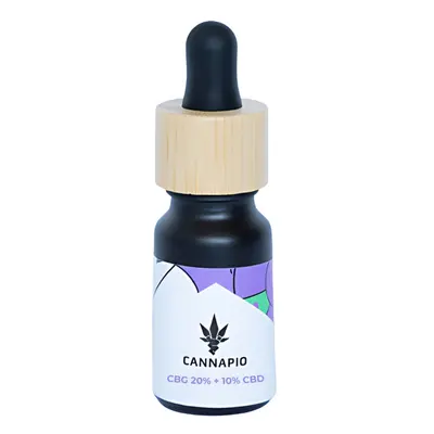 Cannapio CBG 20% + CBD 10% - přírodní olej, 30 ml