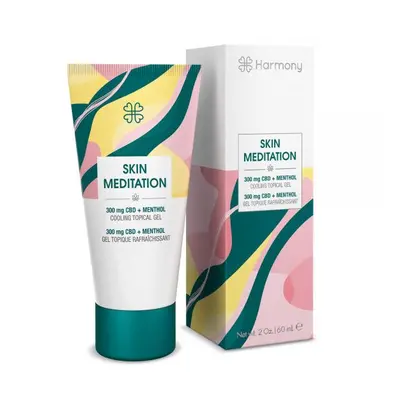 Harmony Skin Meditation chladivý gel CBD 300 mg, 60 ml