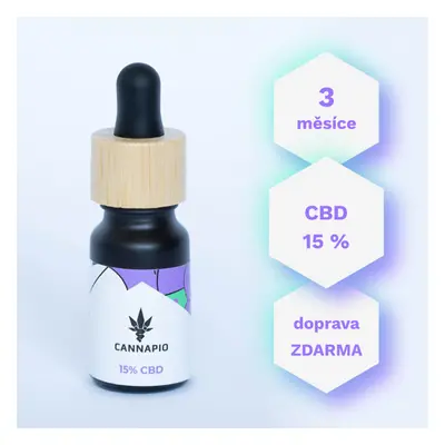 CBD předplatné Fullspectrum 15 % - 3 měsíce